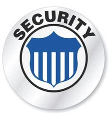 Security Hard Hat Decal Hardhat Sticker Helmet Label H224