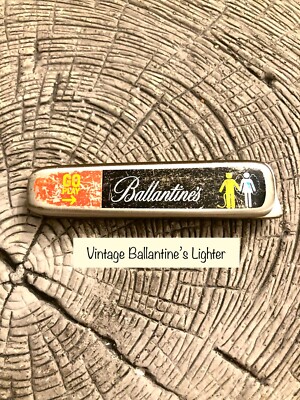 BALLANTINE'S GO PLAY Lighter,  2003 ADVERTISING, Vintage Cigarette Lighter