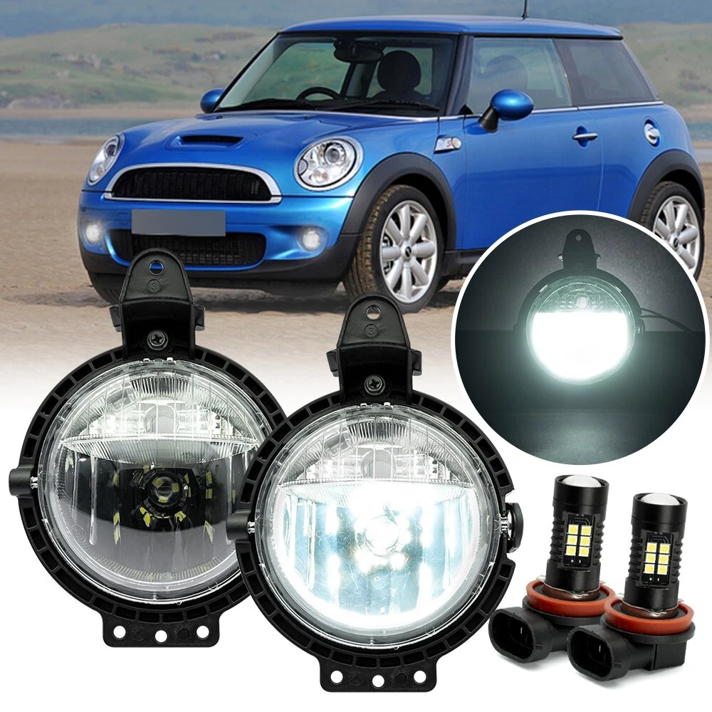 2x LED Fog Light Driving Lamp Bulbs For 2nd Gen Mini Cooper R55 R56 R57 R58 R59