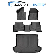 SMARTLINER Custom Fit Floor Mats Cargo Trunk Liner Set 2017-2021 Kia Sportage
