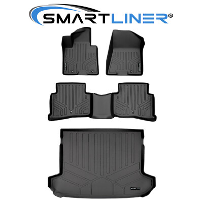 SMARTLINER 2 Row Floor Mats & Upper Cargo Liner Set For 2017-2021 Kia Sportage