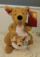 Disney Winnie the Pooh And The Honey Tree 55Th Anniversary Kanga And Roo Plush  