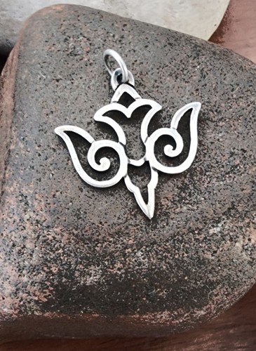 Retired James Avery Openwork Descending Dove Pendant