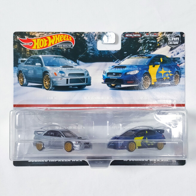 Hot Wheels Premium 2 Pack SUBARU IMPREZA WRX / '16 SUBARU WRX STI