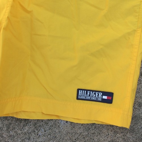 Vintage Tommy Hilfiger Flag Color Block Board Surf Swim Trunks Shorts Sailing M - 第 2/6 張圖片