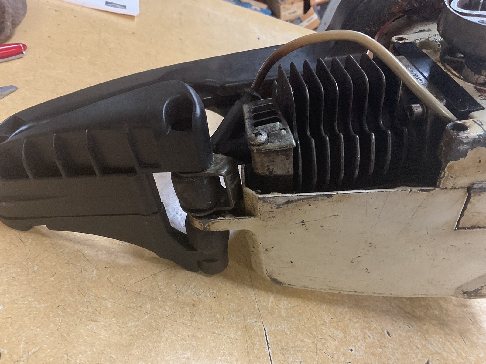 Used Stihl chainsaw 011 AV for parts repair eBay