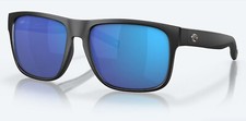 Costa Del Mar Spearo XL Matte Black / Blue Mirror Polarized Glass 580G - NEW