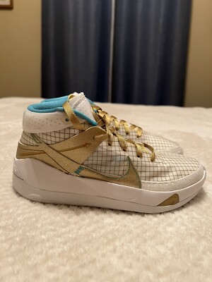Nike Zoom KD 13 EYBL DA0895-102 KD13 White Gold Aqua  display picture 3