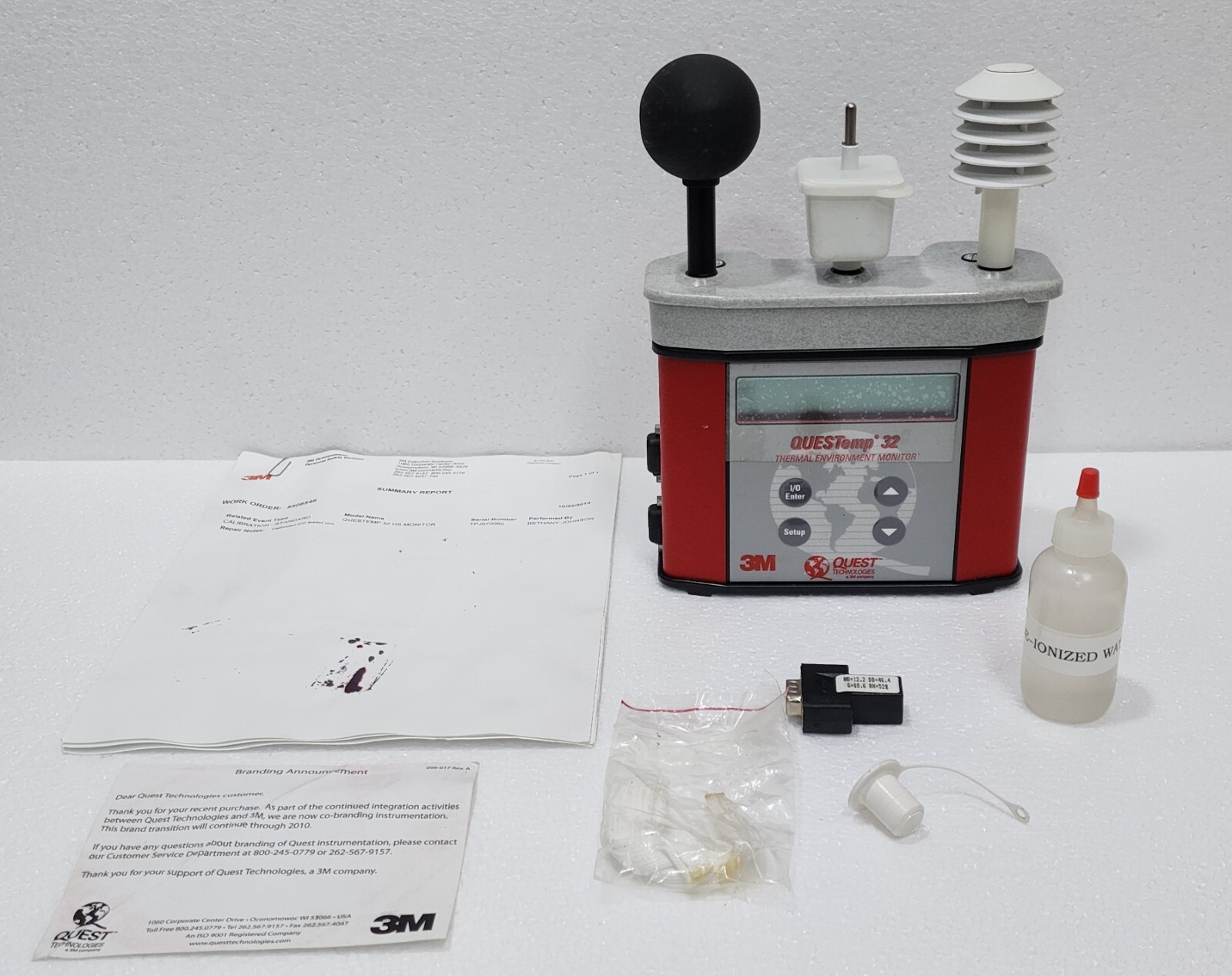 QUEST 3M QUESTEMP 32 THERMAL ENVIRONMENT HS MONITOR