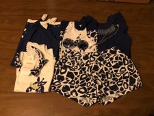 Girl's Gymboree 8-Piece Blue Safari Lot Size 6  Size 7 FREE PRIORITY SHIPPING 