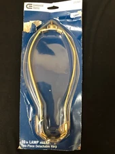 Commercial Electric 10" Polished Brass Detachable Harp