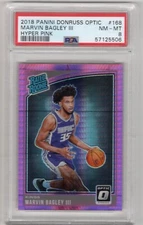 2018 Marvin Bagley III PSA 8 Panini Donruss Optic Hyper Pink NM-Mt Rookie