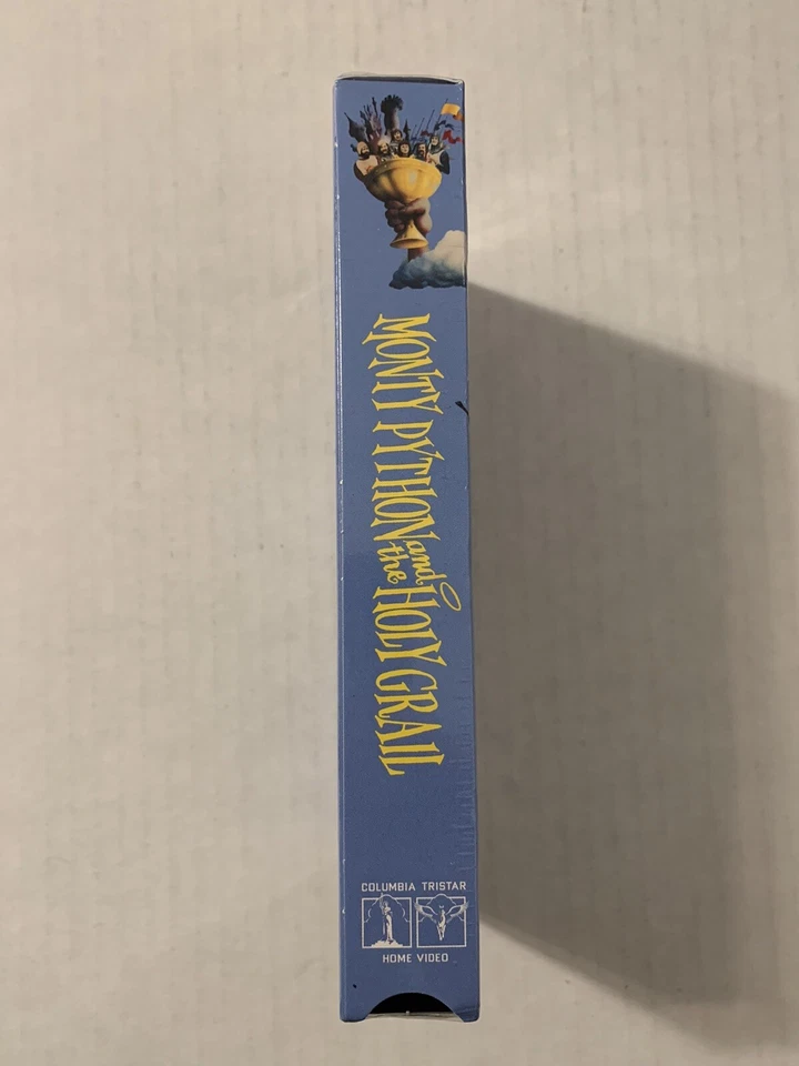 Sealed Monty Python And The Holy Grail VHS Videocassette Blue Reel Watermark Vtg - Image 3 of 4