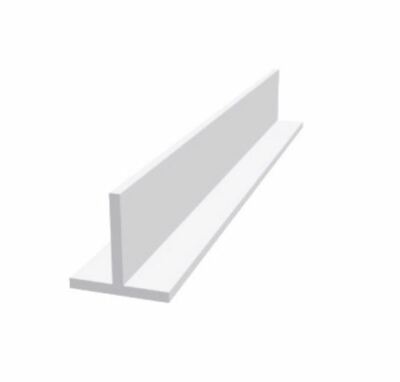 Aluminum T Profil weiss 9016 pulverbeschichtet Stange Aluprofil