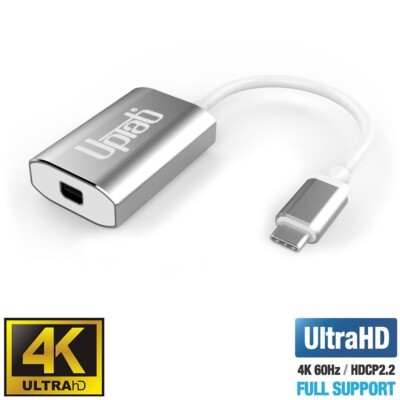USB-C to Mini DisplayPort Adapter 4K@60Hz - Silver