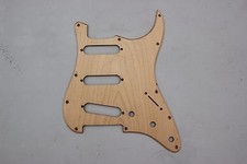hand crafted solid CLEAN Maple STRAT GUITAR SSS Pickguard MADE IN USA 04