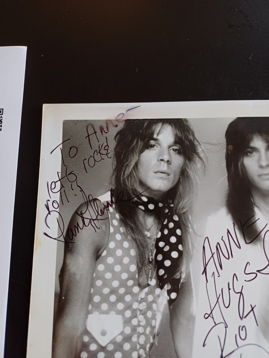 最終 ⭕️期間限定⭕️Randy Rhoads 直筆サイン 証明書付 RANDY RHOADS SIGNED /AUTOGRAPH QUIET RIOT PROMOTIONAL PHOTOGRAPH