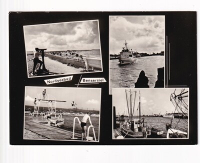 ancient postcard North Sea resort Bensersiel various views // 38