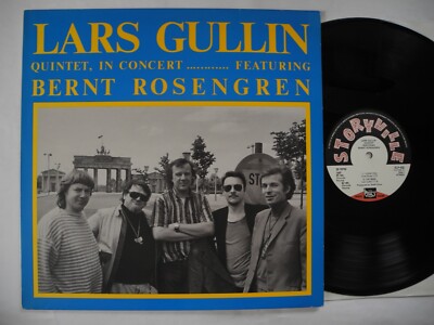 LARS GULLIN QUINTET In Concert feat. BENGT ROSENGREN LP 1984 Sweden Near Mint