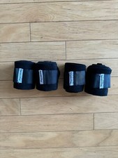 Smart Pak Fleece Polo Wraps Black Pony Size