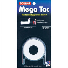 Mega Tac Tennis Overgrip  White 