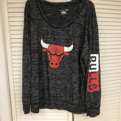 Fifth & Ocean NBA Chicago Bulls Sweater Sz XL Gray Marl, EUC!