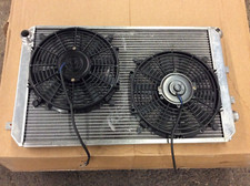 Ron Davis Racing Aluminum Radiator W Fans Dragster Custom Custom Built 11-0082