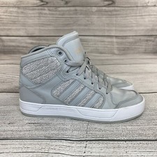 Adidas NEO Raleigh Me Mid Top Tenis Mujer Talla 6 Zapatos Atléticos AW5411 - Gris