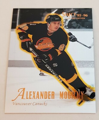 Alexander Mogilny #43 Vancouver Canucks Pinnacle 1996 Select Certified Edition