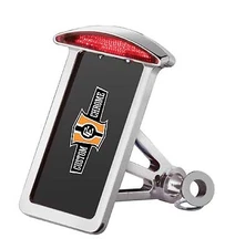 HARLEY VERTICAL SIDE MOUNT TAIL LIGHT CRESENT
