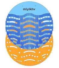 Urinal Deodorizer Screens, 36 Ct 18-Orange  18-Blue Fragrant Duration 30 Days