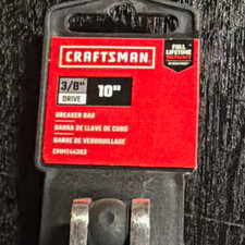 Craftsman 38 Drive 10 Non-ratcheting Breaker Bar Steel Cmmt44363 Craftsman 38 Drive 10 Non-ratcheting Breaker Bar Steel Cmmt44363