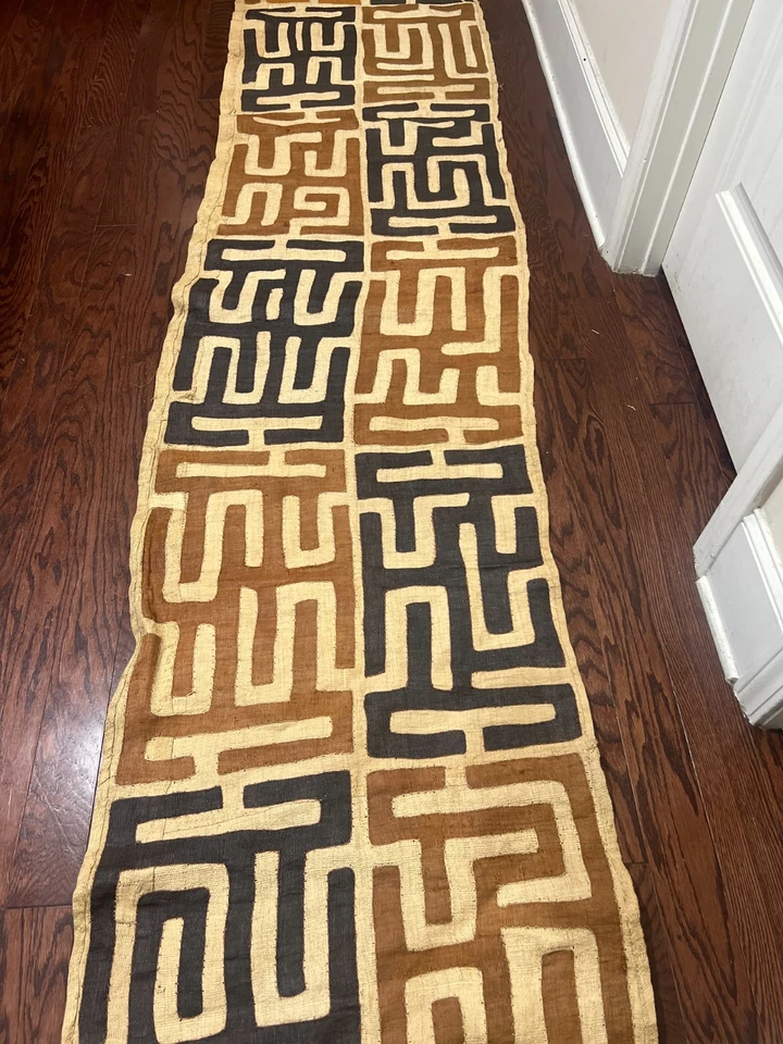 tela genuina de rafia africana (Congo) Cuba de 10 pies, tejido natural hecho a mano Foto 4 de 4