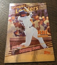 1999 Topps - League Leaders Sammy Sosa #225