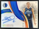 2018-19 Panini Immaculate Dirk Nowitzki Milestones Auto Autograph #/10