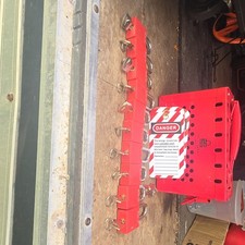 Red Lockout/Tagout Lock Box Kit w/ Keys & Multiple Red Safety Padlocks