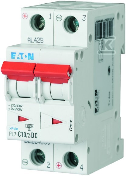 Eaton , Interruttore Differenziale, Come Pl7-C10/2-Dc Off Sovraccarico 10Ka Dc - Immagine 3