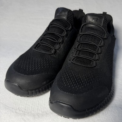 Skechers Women s Cessnock Air Black Slip resistant Slip On Size 9 NWOB New
