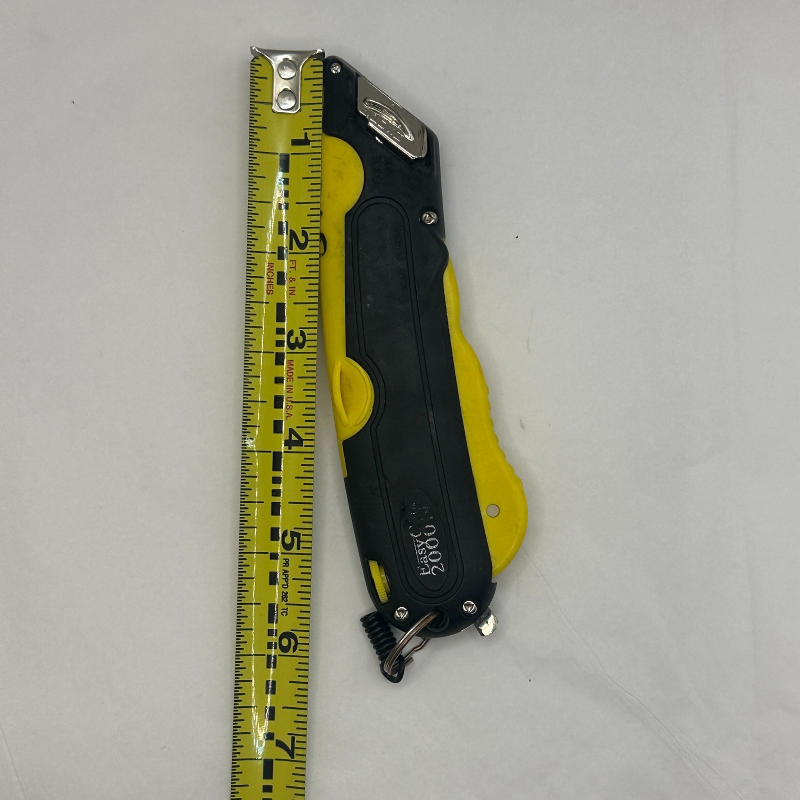 Easy Cut Safety  Cutter Knife Easycut tool Yellow 2000N