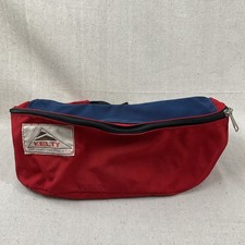Vtg Kelty Fanny Pack Adjustable Hiking Waist Bag Large Zippered Pocket USA