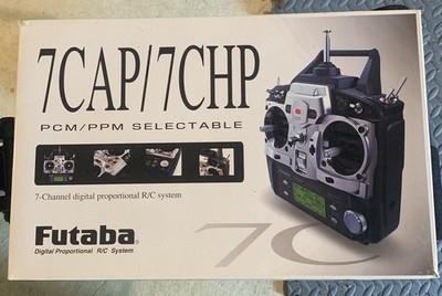 Futaba T7CHP 7-Channel FM  Radio Transmitter With R168DF Receiver Sx S3151 Servo