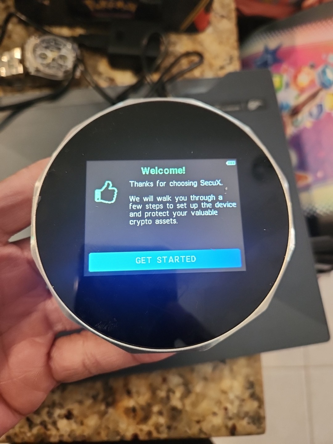 Secux v20 cryptocurrency hardware wallet