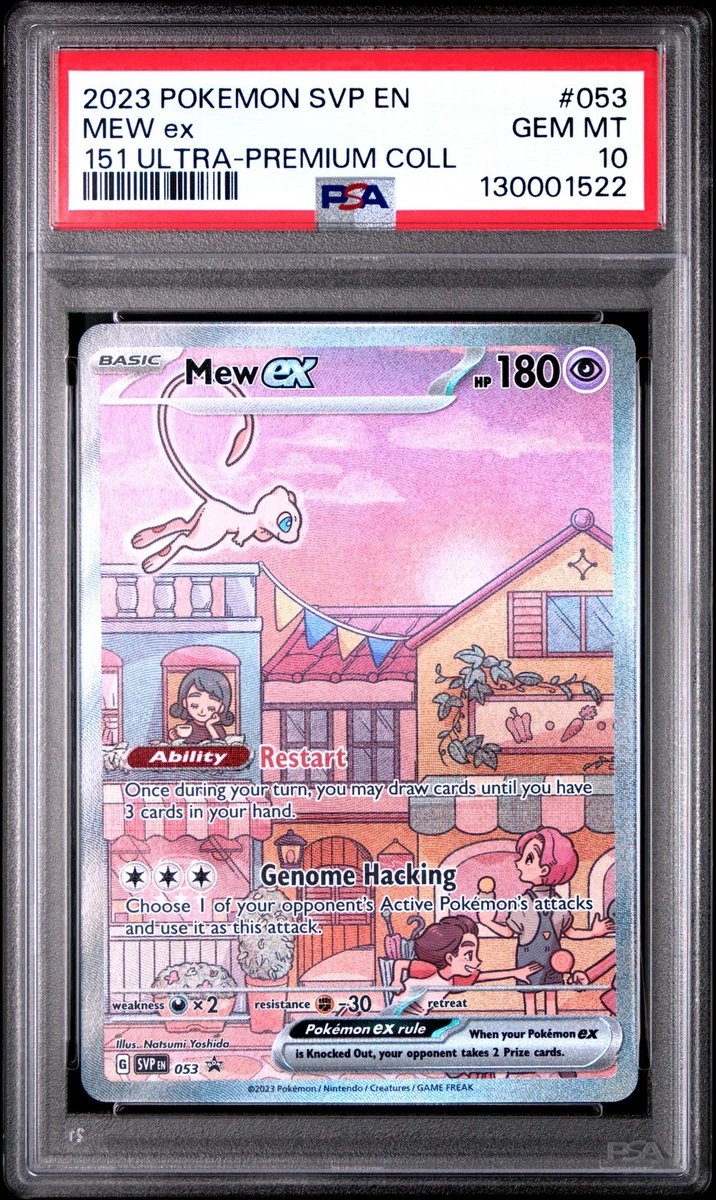 Mew Pokémon TCG Professional Sports Authenticator (PSA) Grade 10