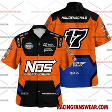 Sheldon Haudenschild World of Outlaws Racing Hawaiian Shirt, Racing Button up Sh