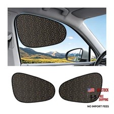 2PCS Universal Car Window Sun Shade, Car Sunshade for Side Window, Black1