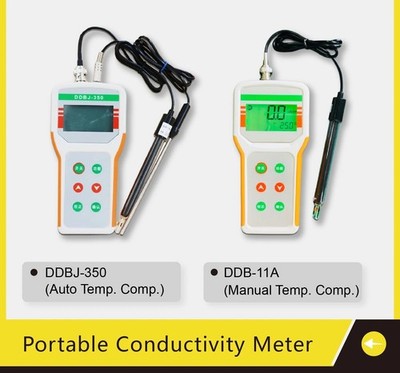 EC Meter Portable DDB-11A Accuracy Digital Conductivity Tester Temp Compensation