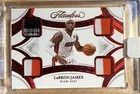 2024/25 Panini Flawless LeBron James Game Used Quad Patch W Laundry Tag 10/15