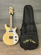 Gold Tone GME-4 Electric Solidbody 4-String Mandolin Cream Gloss w/ bag #2457