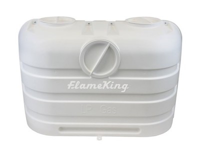 FLAME KING Compatible with Flame King Dual 20LB LP Propane Tank Light Plastic He