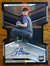 Garrett Baumann - Atlanta - 2023 Panini Elite Extra Edition Die Cut Auto  /399